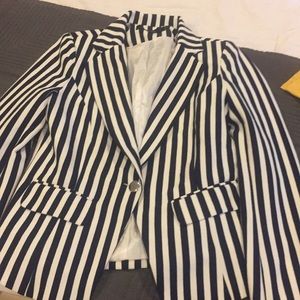 Forever 21 Navy/white blazer